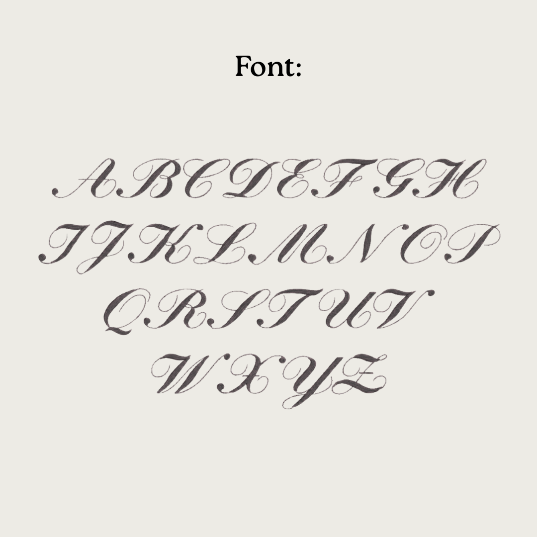 Monogram Waffle Pouch (Initials)