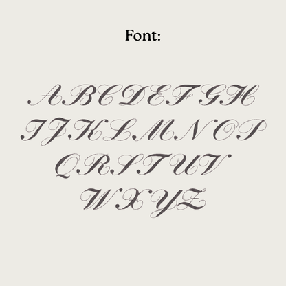 Monogram Waffle Pouch (Initials)