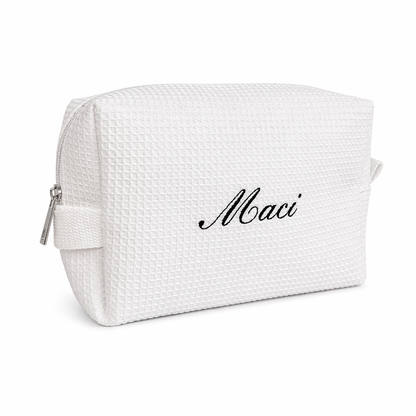 Waffle Pouch – Embroidered Name